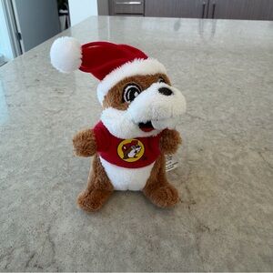 Buc-ee's Holiday Beaver Plush - Red Santa Hat